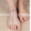 Beach Anklets For Women 2017 Hot Retro Hollow Pattern Handmade Beaded Multi Tassel Chain Anklets