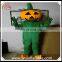 Hot sell inflatable green plants mascot costume , lovely plush cosplay costume for adult