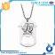 Print logo dog tag bottle opener necklace
