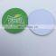 BSCI advertising full color printing anti slide acrylic clear plastic coaster custom drink beer coaster