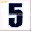 Custom Iron or Sewing On Novelty Number Applique Patches
