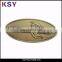 Wholesale price carved metal label for bags