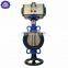 DN100 PN16 butterfly valve Wafer LT type Pneumatic Actuator
