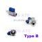 Blue MINI Ball Valve Stainless Steel 1/4 3/8 1/2 to 7mm 10mm 8mm 12mm Pagoda Adapter Female Male 304 Hardware 2 Way Ball Valve