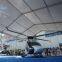 Высококачественная зеленая алюминиевая военная ангарная палатка; ангарная палатка для вертолетов, палатка для военных выставок, военная складская палатка в продаже