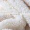 100% polyester sherpa flannel blanket two sides brushed cozy fleece throw