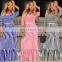 Hot Summer Women Girls Lady Casual Elegant Long Sleeve Striped Dress