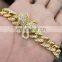 Hiphop Ladies butterfly diamond bracelet Girl Women Gold Silver Pink Bracelet Female boutique jewels party wear gift