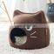 HQP-MP017 HongQiang Cat home all-seasons closed felted cat bed deep sleep web celebrity cat home