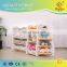 Play school plastic furniture for child day care kids toy storage