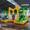 Outdoor Playground Inflatable Bouncer With Slide For Children Play Center