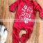 Baby Sleepsuit Romper Pajamas Customized Print Envelope Neck Onesie