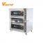 3 Deck 6 Tray Commercial Electric Bread Pizza Industrial baking Oven For Bakery