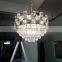 Modern Round Golden Luxury Led Hanging K9 Crystal Chandelier