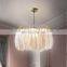 Ins net red chandelier girl warm and romantic children's room bedroom feather chandelier Nordic creative clothing store lamps