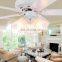 Pastoral living room bedroom den restaurant brand fan lights ceiling fan light 42-inch wooden finishing
