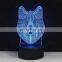 Acrylic 3D illusion lamp LED club night light for children