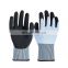 Hot selling Cut Resistant Gloves with Foam Nitrile Coating work safety garden glove