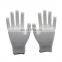 Wonderful Quality Comfortable Palm Fit Coated White PU Glove for Factory Use