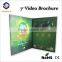 video card with music playing video business card