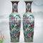 Famille rose Ceramic Large Floor Standing Vases For Retail And Wholesale