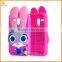 Cute rabbit silicon case for motorola G