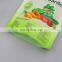 Resealable Laminated Stand-Up clear retail vegetable fruit plastic Vented Produce Bags with zipper