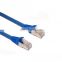 Gold plated sftp cat7 ethernet cable patch cord flat rj45 3m 25ft 100ft cat 7 plug network cable