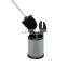 Wholesale Stainless steel flip-type durable toilet brush with holder