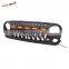 Grill With Metal Mesh With 5 LED Lights For Jeep Wrangler JK