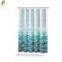 Walmart style printing strip hotel shower curtain