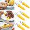 Portable BBQ Tools Stainless Steel BBQ Grill Accessories Corn Cob Holder, Corn Holder