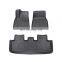 HFTM high quality plastic floor interior for suvs hot selling car floor mat car anti slip mat for Tesla Model S