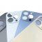 Back Cover For iPhone 13 Pro Tempered Glass Rear Housing With Big Hole Cell Phone Spare Parts