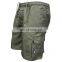 Outdoor Multi-Pockets Cargo Casual Short Pants Men 2021 Summer Solid Color Drawstring Cargo Shorts