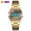 Promotional products Skmei 1474 gold digital watch good water resistant men fashion hand watch accept custom logo watches