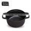 FDA approved round cast iron pre-seasoned pot