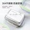 304 stainless steel food container Three-piece set crisper for fridge oven  Airtight Metal Food Containers