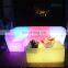 remote control color changing waterproof outdoor night club acrylic led glowing chair