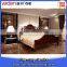 luxury custom made wholesale 5 star hotel furniture king size bed frame