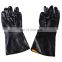 Long Waterproof Hand Industrial Oil Field Resistant Rubber Black Industry Working Safety Latex Gloves