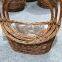 Customized square willow basket Garden Basket handmade wholesale