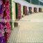 Artificial decorative green wall with flower on sale,artificial flower wall on sale