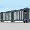 Electric telescopic door Stainless steel aluminum alloy sliding door Suspension door Linear door School construction site unit Factory gate