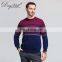 Jacquard Knit 30% Cashmere 70% Merino Wool Pullover Men New Style Winter Sweater Crew Neck Anti-Wrinkle Anti-Pilling Features