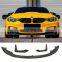 F80 F82 M3 M4 Labio delantero, Labio del parachoques delantero, Separador delantero estilo MP de alta calidad en fibra de carbono para BMW F80 F82 M3 M4