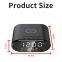 Portable 3 in 1 Wireless Phone Charger with Alarm Clock Night Light 15W Wireless Charging Station