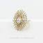 Fashion Jewelry wholesale Gold Ring Fashion Rhinestone Pearl Ring