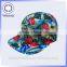 Custom Flat Brim Sublimation Floral Print 5 Panel Caps / Snapback Cap Hat / 5 Panel Snap Back Hats                        
                                                Quality Choice