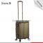 Guangzhou pro aluminum pilot aluminum hard trolley suit case with GPS detachable wheels